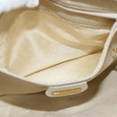 GUCCI Flora Shoulder Bag Canvas Beige Gold 004 92 0230 Auth 148945-11