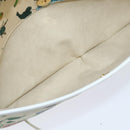 GUCCI Flora Shoulder Bag Canvas Beige Gold 004 92 0230 Auth 148945-20