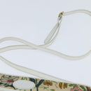 GUCCI Flora Shoulder Bag Canvas Beige Gold 004 92 0230 Auth 148945-8