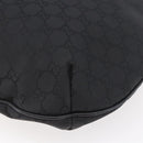 GUCCI GG Canvas Shoulder Bag Outlet Black Gold 262903 Auth 148947-15