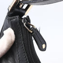 GUCCI GG Canvas Shoulder Bag Outlet Black Gold 262903 Auth 148947-10