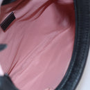 GUCCI GG Canvas Shoulder Bag Outlet Black Gold 262903 Auth 148947-11