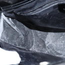 GUCCI Hand Bag Enamel Black 000 1013 0504 Auth 148949-19