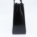 GUCCI Hand Bag Enamel Black 000 1013 0504 Auth 148949-4