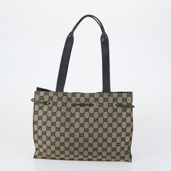 GUCCI GG Supreme Canvas Shoulder Bag 4 Set Beige Navy black Auth 148950