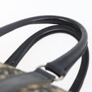 Christian Dior Trotter Canvas Boston Bag Navy Silver Auth 148951-14