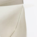 Christian Dior Honeycomb Canvas Clutch Bag PVC Leather White Gold Auth 148952-18