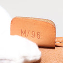 CELINE Macadam Canvas Pouch PVC Leather Brown Auth 148953-12