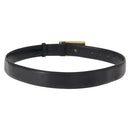 CELINE Belt Leather 31.5"" Black Auth 148954-2