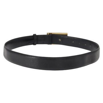 CELINE Belt Leather 31.5"" Black Auth 148954 - 0