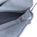 Coach Shoulder Bag Leather Black Gold Auth 148956-18