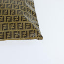 FENDI Zucchino Canvas Hand Bag Beige Auth 148960-14