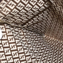 FENDI Zucchino Canvas Hand Bag Beige Auth 148960-19