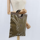 FENDI Zucchino Canvas Hand Bag Beige Auth 148960-20