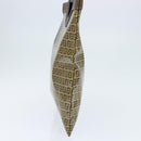FENDI Zucchino Canvas Hand Bag Beige Auth 148960-3