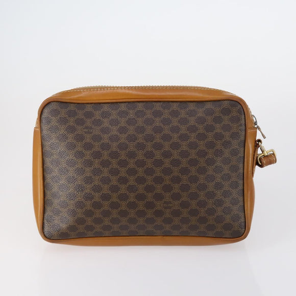 CELINE Fendi Gucci Cartier Macadam Canvas Pouch Leather 8 Set Blue Auth 148967