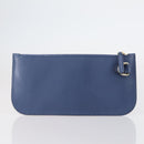 CELINE Fendi Gucci Cartier Macadam Canvas Pouch Leather 8 Set Blue Auth 148967-21