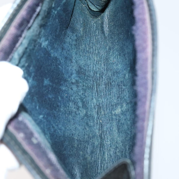 CELINE Fendi Gucci Cartier Macadam Canvas Pouch Leather 8 Set Blue Auth 148967