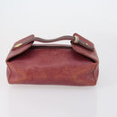 CELINE Fendi Gucci Cartier Macadam Canvas Pouch Leather 8 Set Blue Auth 148967-9