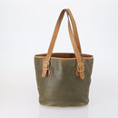 CELINE Macadam Canvas Shoulder Bag PVC 3 Set Beige Brown Auth 148968-10