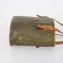 CELINE Macadam Canvas Shoulder Bag PVC 3 Set Beige Brown Auth 148968-11