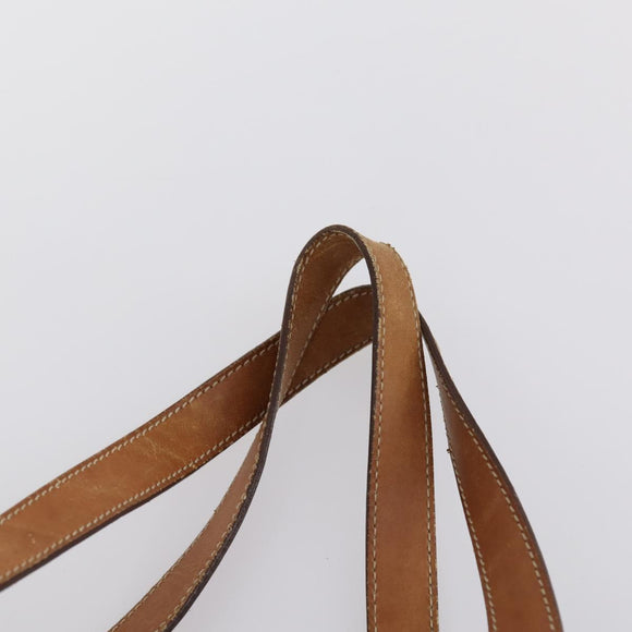 CELINE Macadam Canvas Shoulder Bag PVC 3 Set Beige Brown Auth 148968