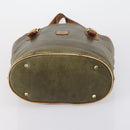 CELINE Macadam Canvas Shoulder Bag PVC 3 Set Beige Brown Auth 148968-14