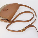 CELINE Macadam Canvas Shoulder Bag PVC 3 Set Beige Brown Auth 148968-19