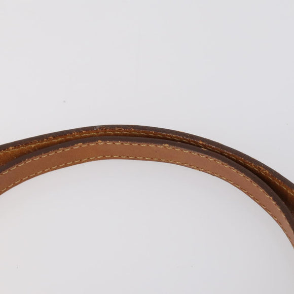 CELINE Macadam Canvas Shoulder Bag PVC 3 Set Beige Brown Auth 148968