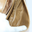 CELINE Macadam Canvas Shoulder Bag PVC 3 Set Beige Brown Auth 148968-22