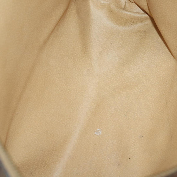 CELINE Macadam Canvas Shoulder Bag PVC 3 Set Beige Brown Auth 148968