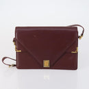 CELINE Cartier Fendi Bag PVC Leather 4 Set Beige Brown Bordeaux Auth 148969-15