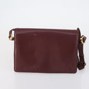 CELINE Cartier Fendi Bag PVC Leather 4 Set Beige Brown Bordeaux Auth 148969-16