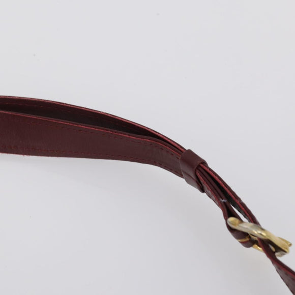 CELINE Cartier Fendi Bag PVC Leather 4 Set Beige Brown Bordeaux Auth 148969