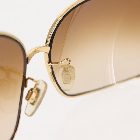 DOLCE&GABBANA Sunglasses plastic Brown Auth 148972