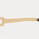 DOLCE&GABBANA Sunglasses plastic Brown Auth 148972-14