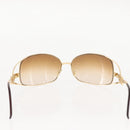 DOLCE&GABBANA Sunglasses plastic Brown Auth 148972-2