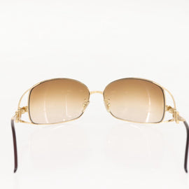 DOLCE&GABBANA Sunglasses plastic Brown Auth 148972 - 0