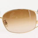 DOLCE&GABBANA Sunglasses plastic Brown Auth 148972-5