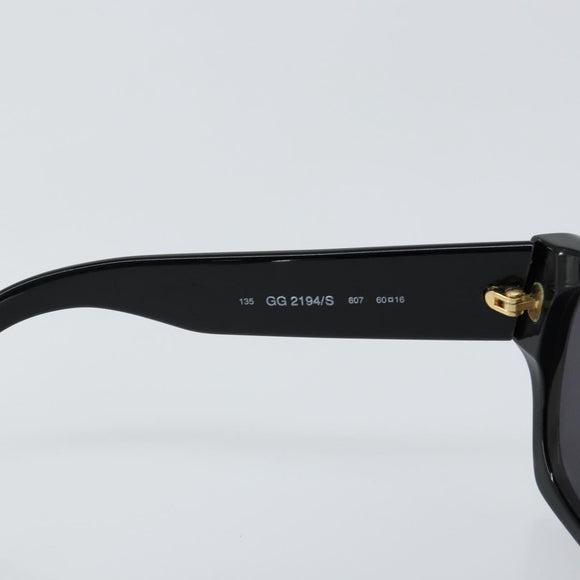 GUCCI Sunglasses plastic Black Auth 148975