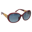 GUCCI Sunglasses plastic Bordeaux Auth 148977-1
