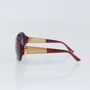 GUCCI Sunglasses plastic Bordeaux Auth 148977-4