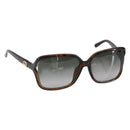 GUCCI Web Sherry Line Sunglasses plastic Brown Auth 148978-1