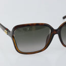 GUCCI Web Sherry Line Sunglasses plastic Brown Auth 148978-6