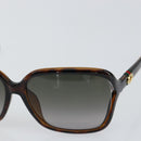 GUCCI Web Sherry Line Sunglasses plastic Brown Auth 148978-7