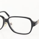 GIVENCHY POLICE Dunhill ANNA SUI Glasses plastic 6 Set Black Silver Auth 148982-10