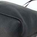 ETRO Tote Bag Leather Gold Black Auth 148984-10