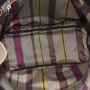 ETRO Tote Bag Leather Gold Black Auth 148984-15