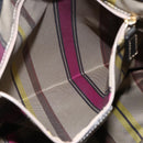 ETRO Tote Bag Leather Gold Black Auth 148984-19