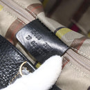ETRO Tote Bag Leather Gold Black Auth 148984-20